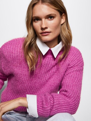 MANGO Svetr 'ABRIL' – pink