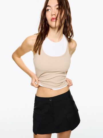 Bershka Skirt in Black: front