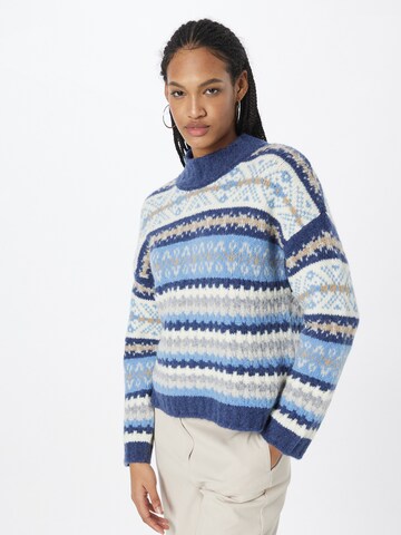 UNITED COLORS OF BENETTON Sweater in Blue: front