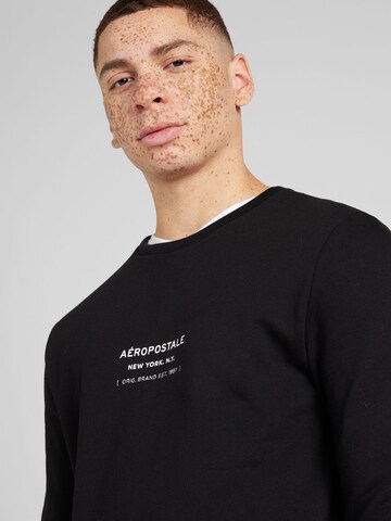 AÉROPOSTALE Sweatshirt i sort