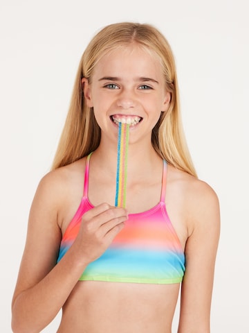PROTEST Bustier Bikini 'PRTJONOI JR' in Blauw