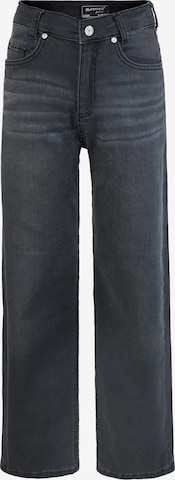 juoda BLUE EFFECT „Baggy“ Džinsai: priekis