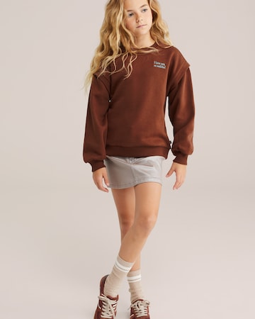WE Fashion Sweatshirt in Braun