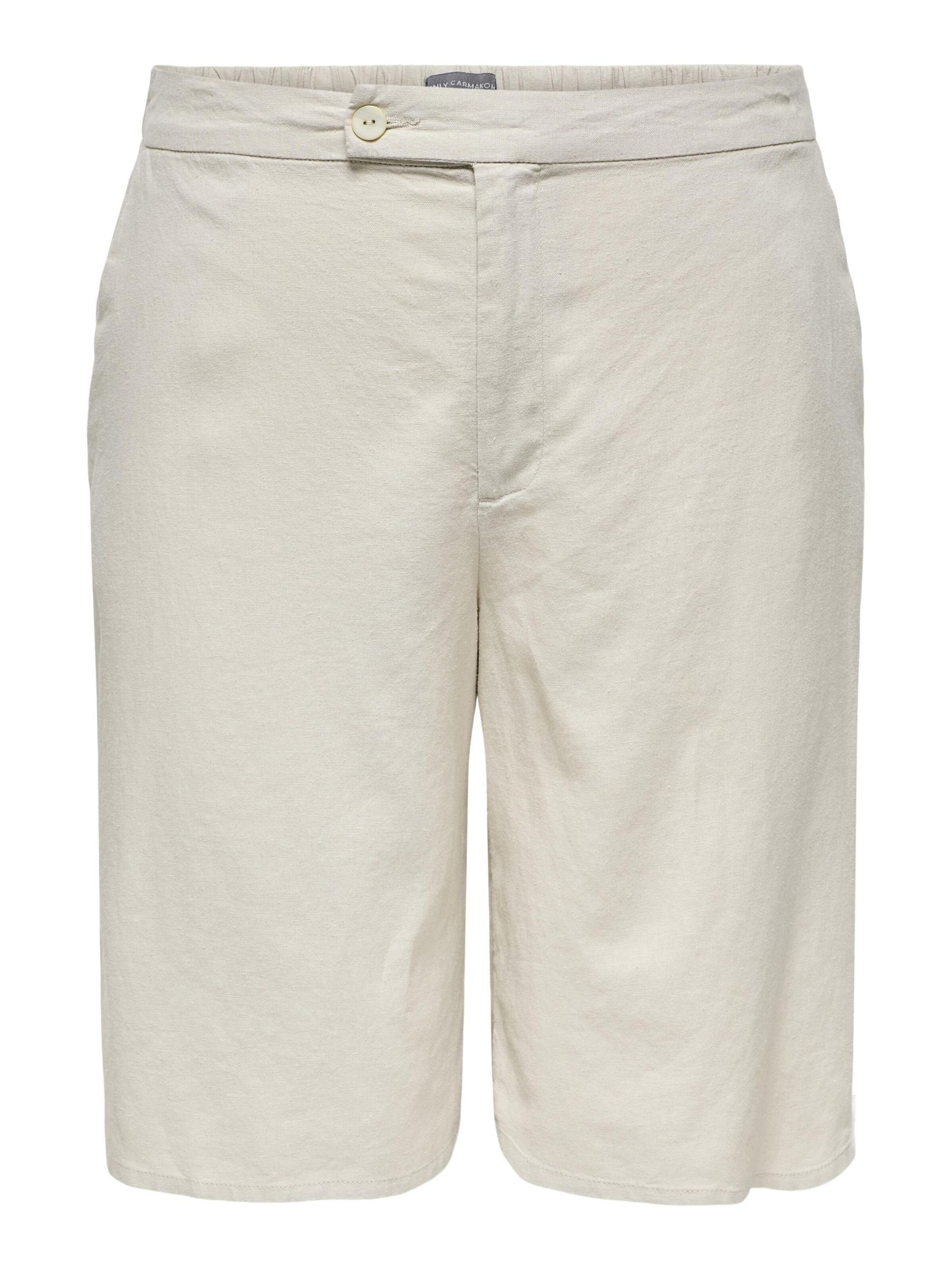 regular Pantaloni 'CARCARO' di ONLY Carmakoma in beige: frontale