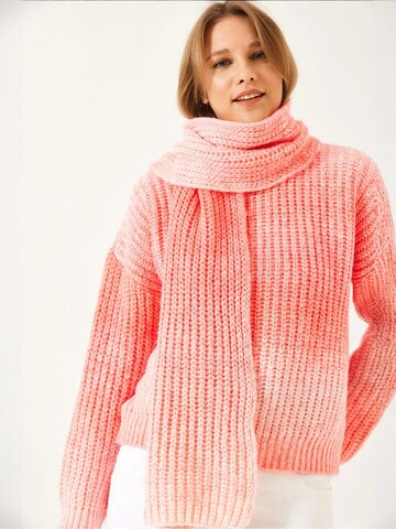 Pull-over Bianco Lucci en orange