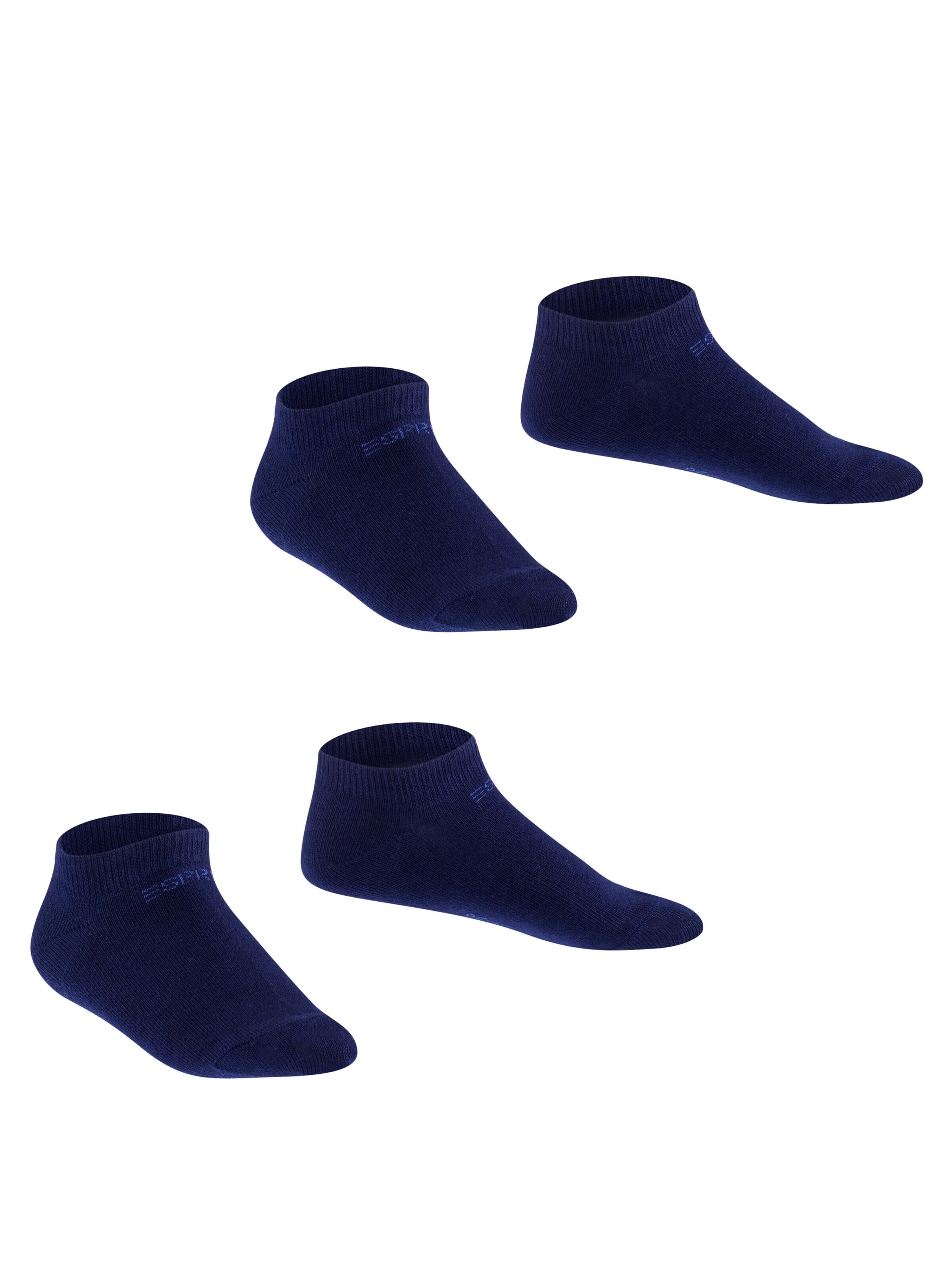 ESPRIT Socks 'Foot Logo 2-Pack' in Blue