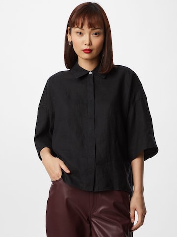 DRYKORN Blouse 'THERRY' in Black: front