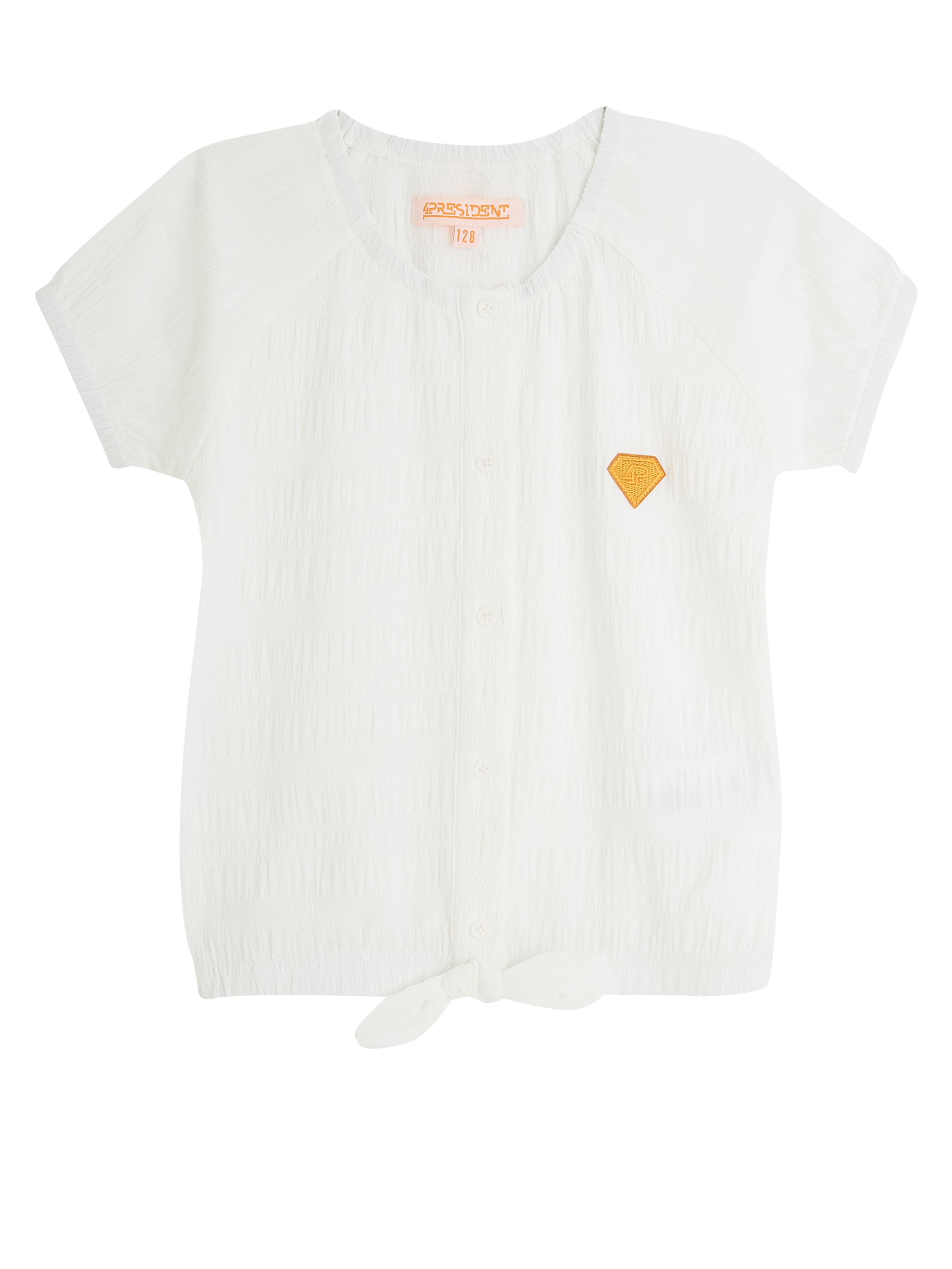 4PRESIDENT Shirt 'Nonna' in White: front