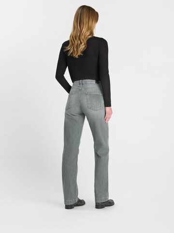 Le Temps Des Cerises Wide leg Jeans in Grijs