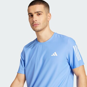 T-Shirt fonctionnel 'Own The Run' ADIDAS PERFORMANCE en bleu