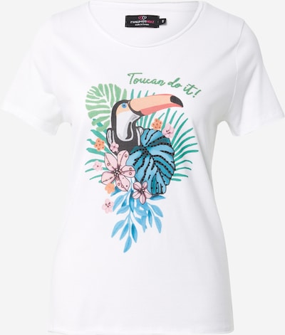 Zwillingsherz Shirt 'Toucan do it' in Mixed colours / White, Item view
