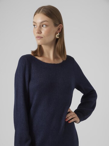 Robes en maille 'LEFILE' VERO MODA en bleu