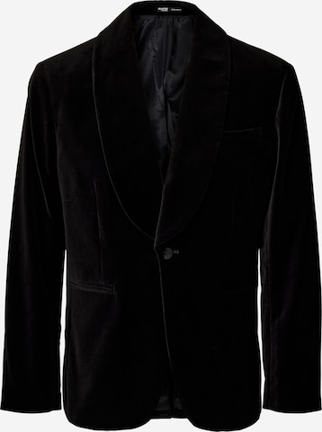 Coupe regular Veste de costume SELECTED en noir : devant