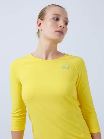 SPORTKIND Functioneel shirt '3/4-Longsleeve Shirt' in Geel: voorkant