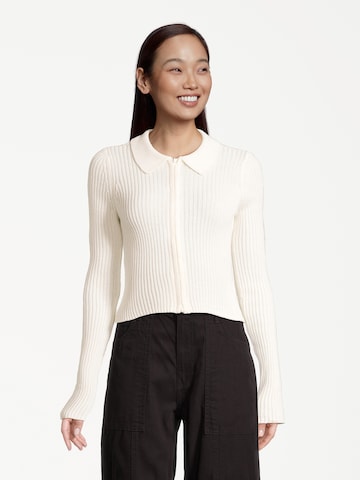 AÉROPOSTALE Knit cardigan in Beige: front