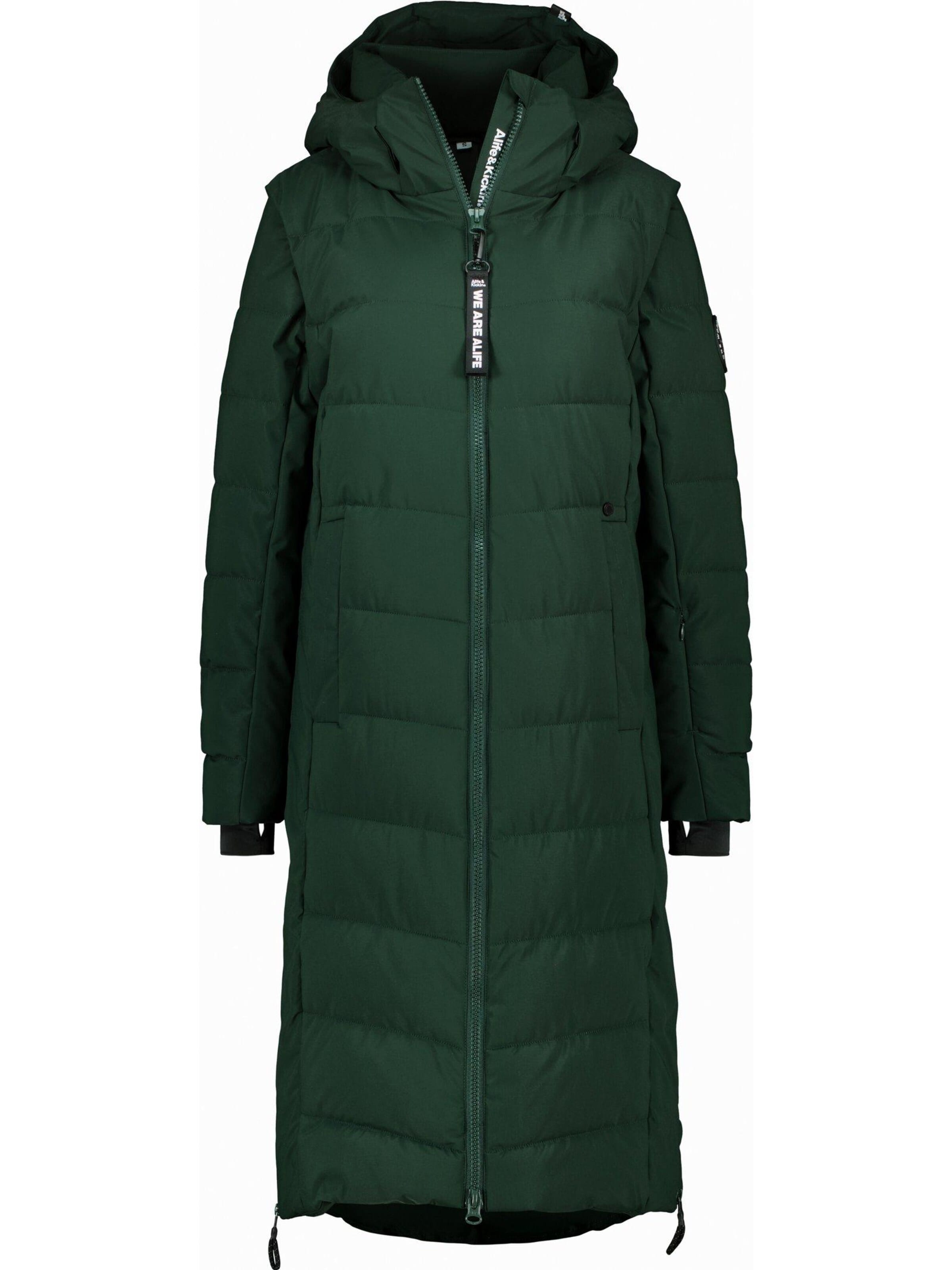 alife & kickin Winter Jacket 'Nellie' in Green: front