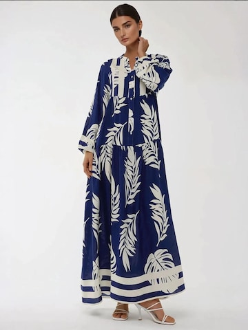Hiccup Kleid in Blau: Vorderseite