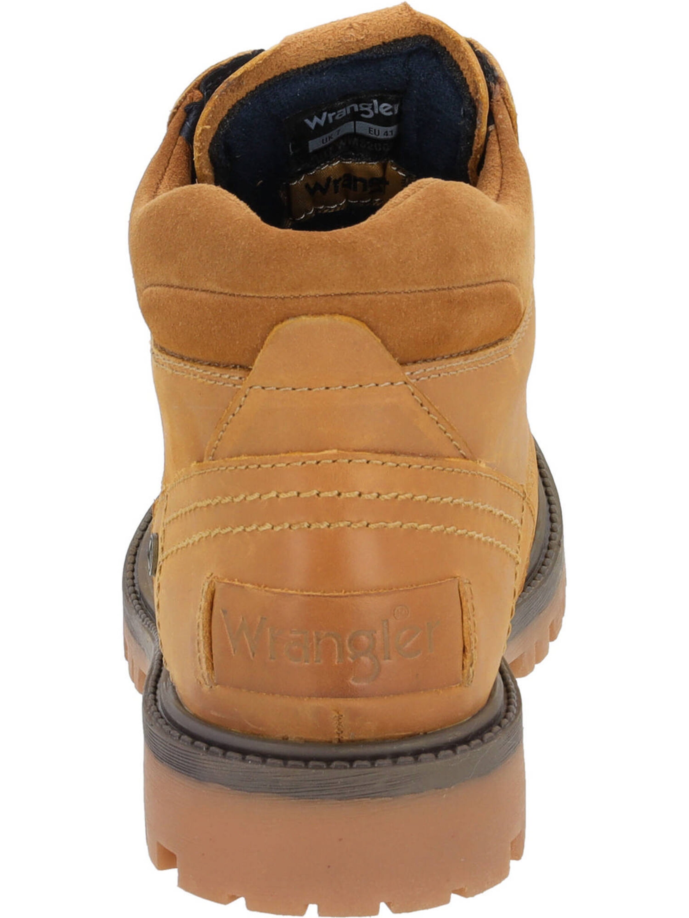 WRANGLER Lace-Up Boots 'Yuma WM32000A' in Yellow