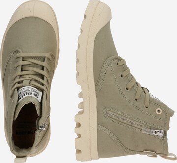 Palladium High-Top Sneakers in Green