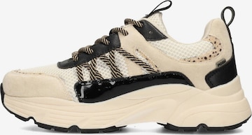 Baskets basses 'AYOKI' POSH by Poelman en beige : devant