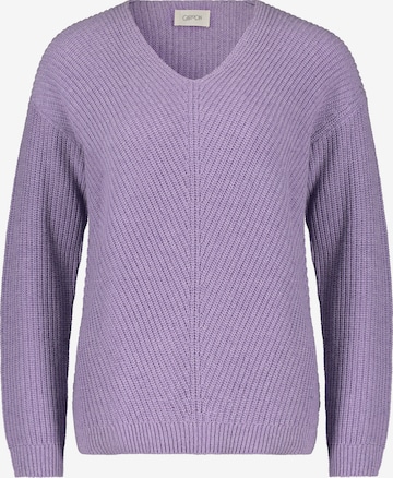 Pull-over Cartoon en violet : devant