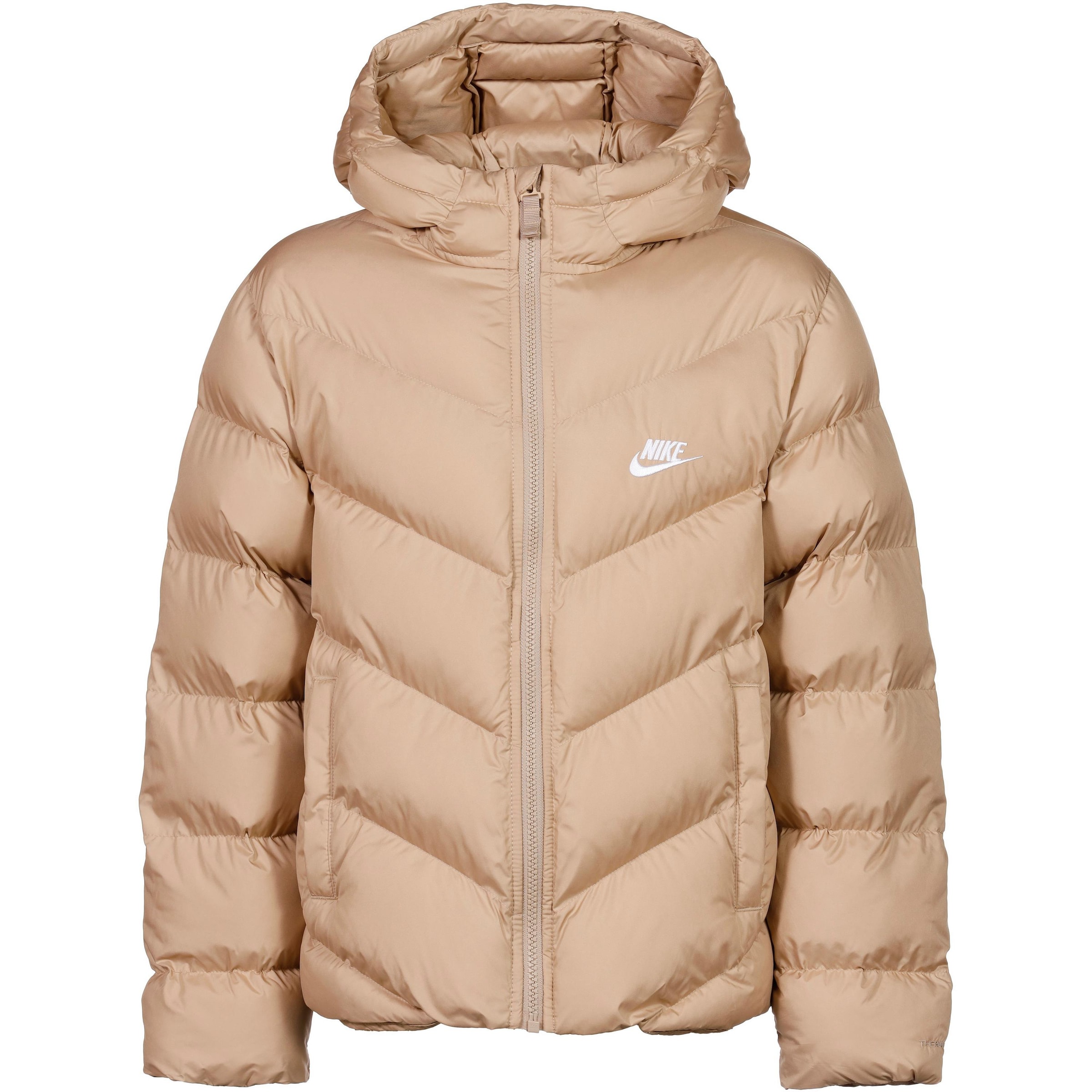 Nike Sportswear Winter Jacket in Beige: front