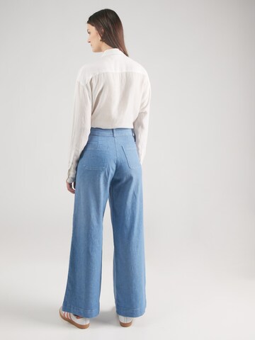 sessun Wide Leg Hose in Blau