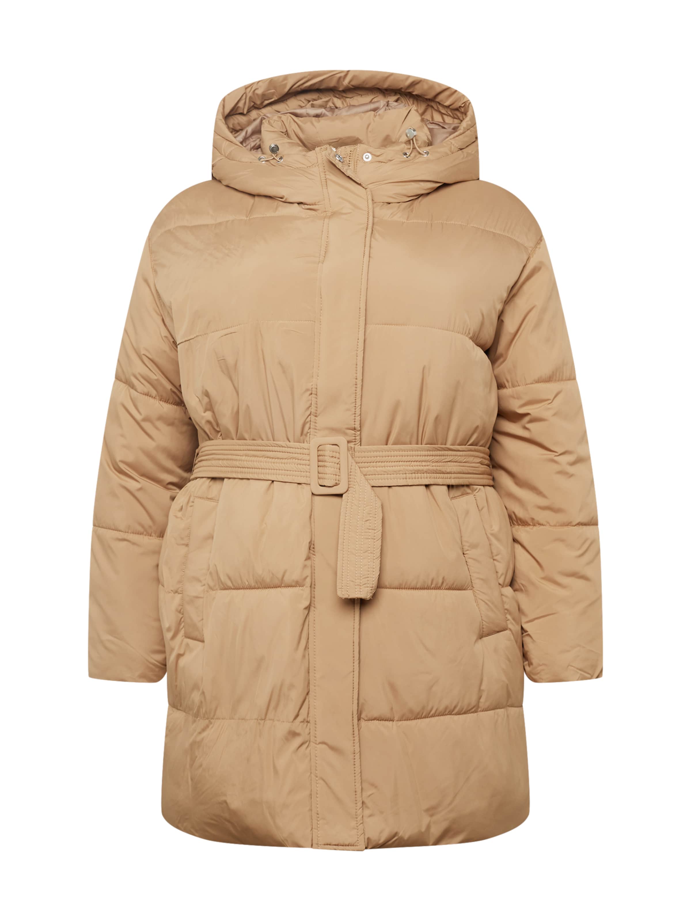Vero Moda Curve Winterjacke in beige, Produktansicht