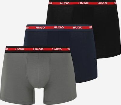 Boxer trumpikės iš HUGO, spalva – tamsiai mėlyna / tamsiai pilka / raudona / juoda, Prekių apžvalga