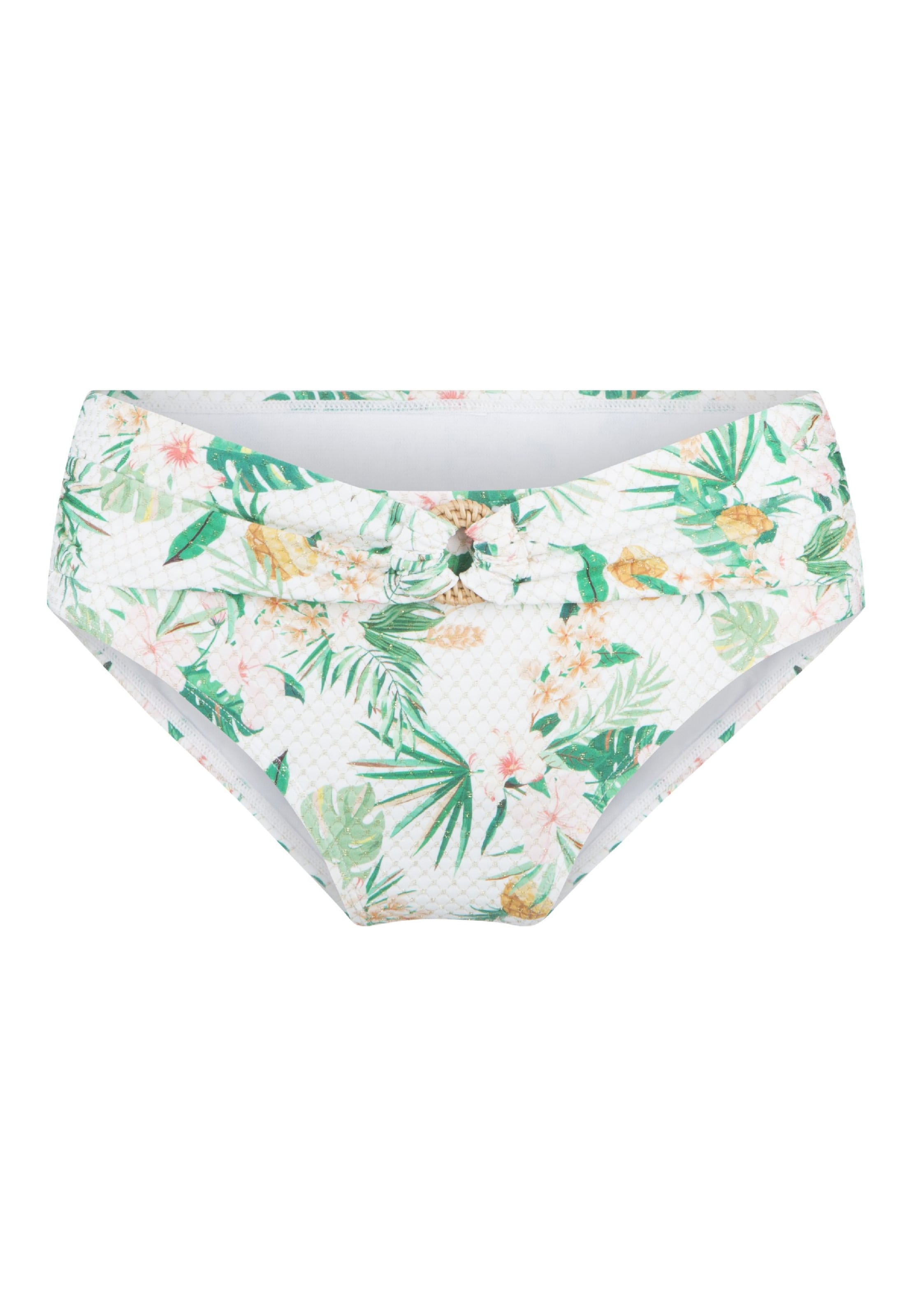 Slip bikini di LingaDore in bianco: frontale