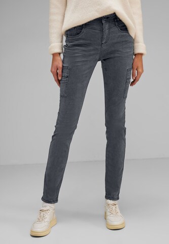 STREET ONE Regular Jeans in Grau