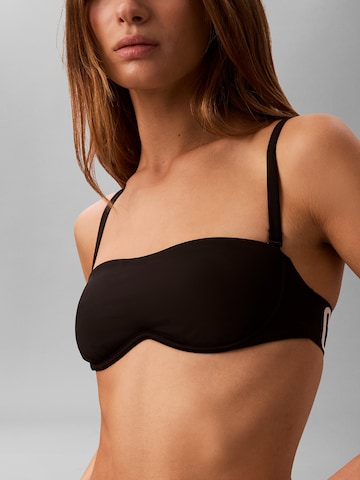 Bustier Hauts de bikini 'Intense Power' Calvin Klein Swimwear en noir
