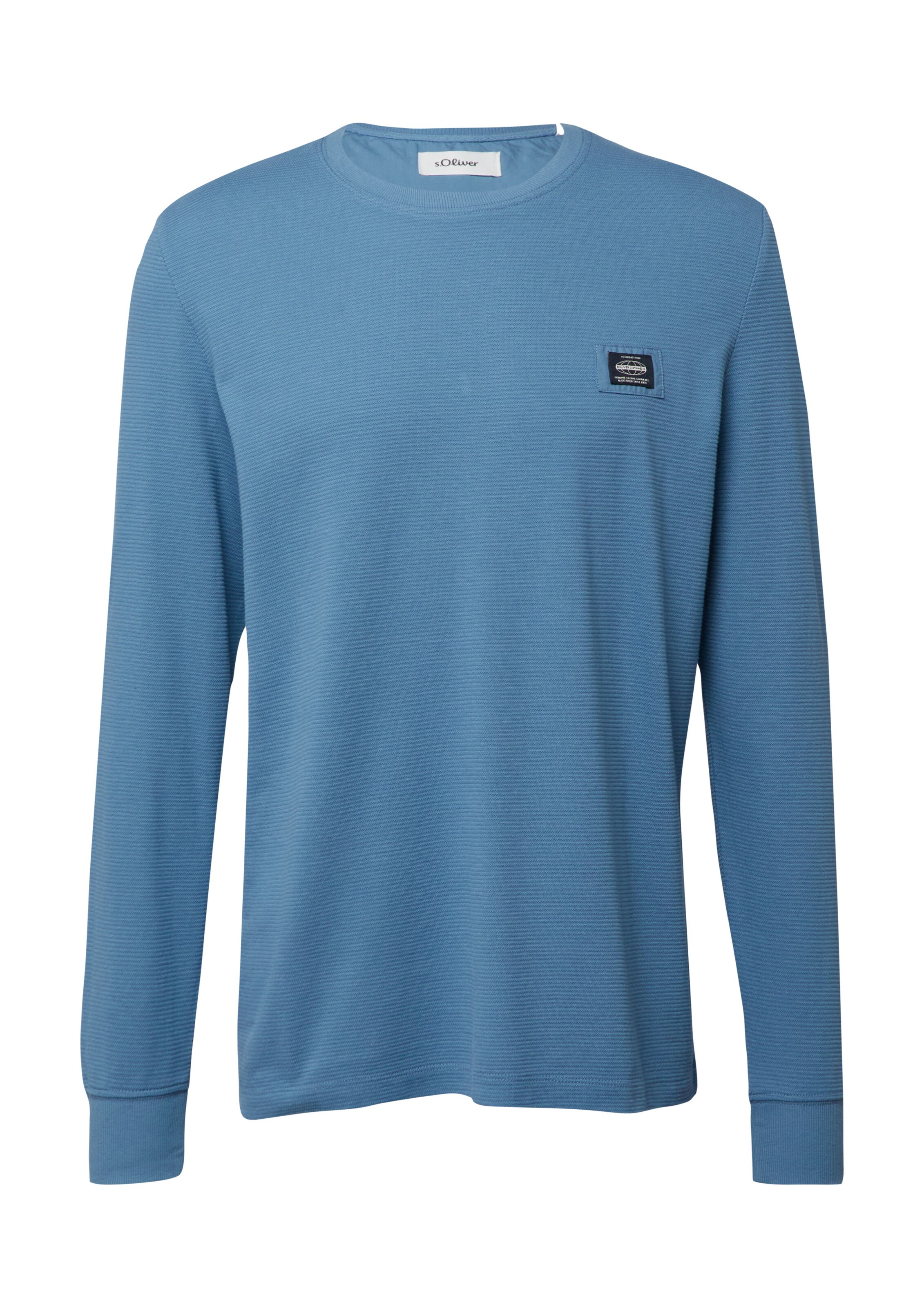 s.Oliver Shirt in Blauw: voorkant