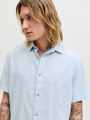 JACK & JONES - Ajuste regular Camisa 'JJESUMMER' en azul