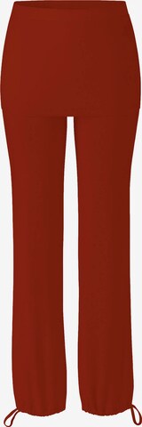 CURARE Yogawear Regular Workout Pants in Red: front