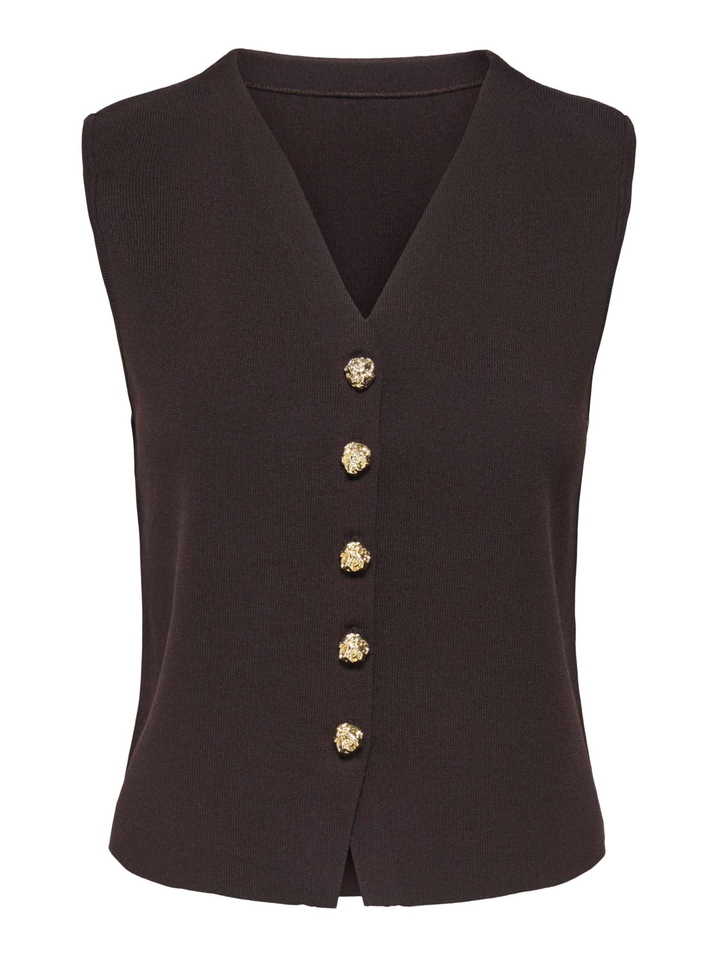 Gilet JDY en marron : devant