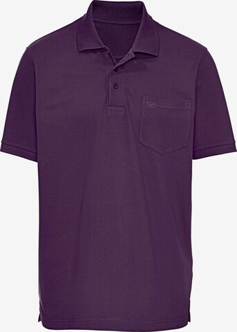 Men Plus Shirt in Lila: voorkant