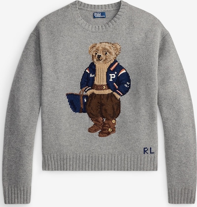 Polo Ralph Lauren Svetr ve velikosti XS - umbra / cappuccino / tmavě hnědá / šedý melír, Produkt