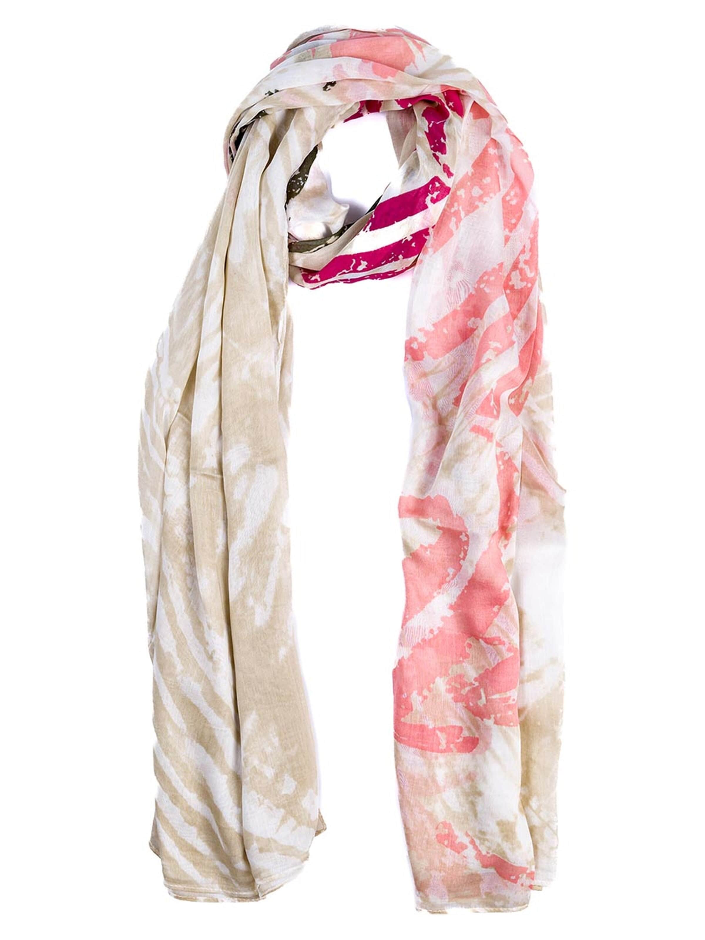 Passigatti Wrap 'Beige gemusterter Damenschal Passigatti' in Beige: front