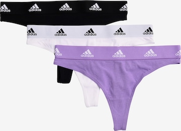 Sous-vêtements de sport ' THONG ' ADIDAS SPORTSWEAR en violet : devant