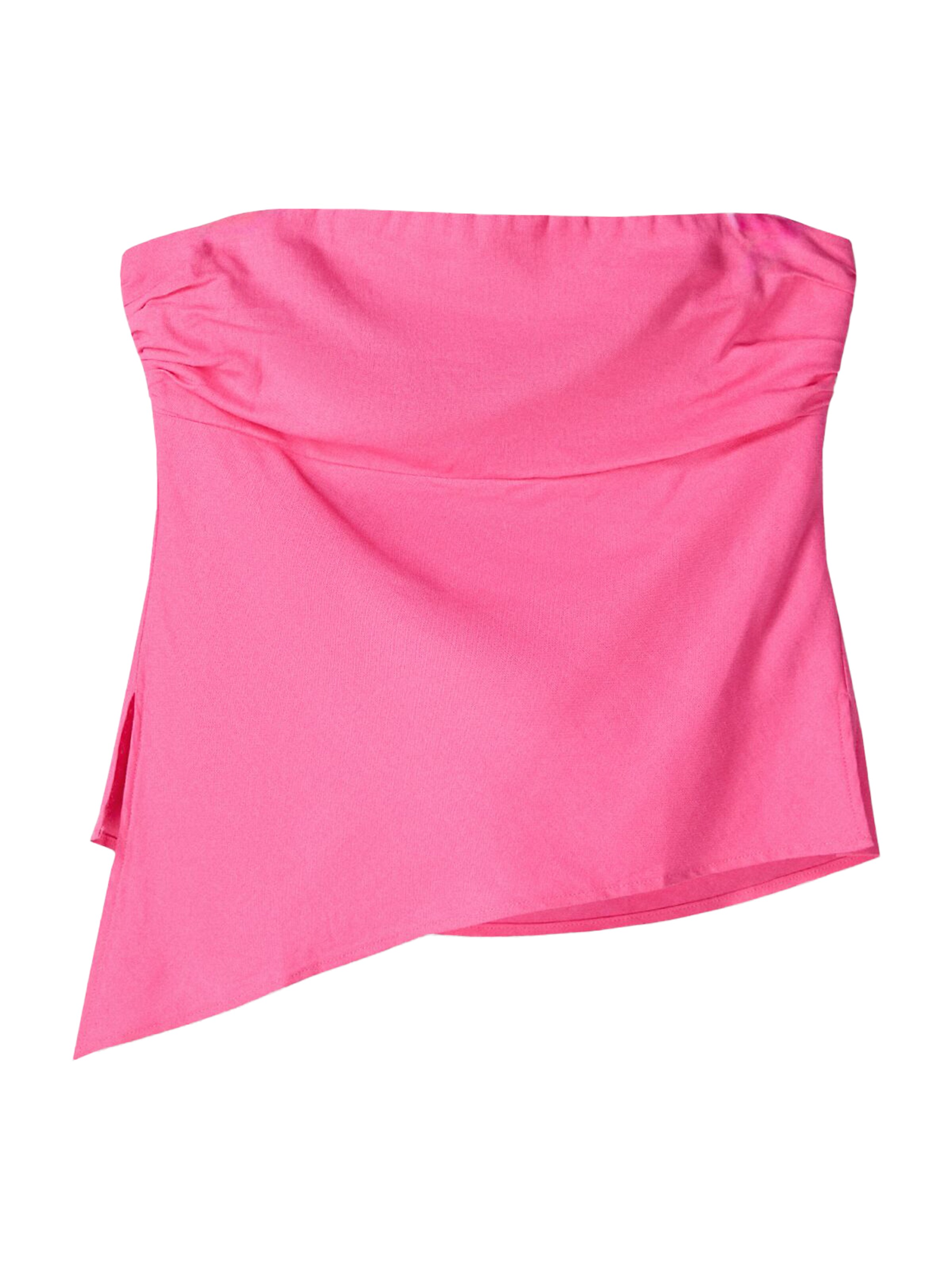 Bershka Top - Ružová: predná strana