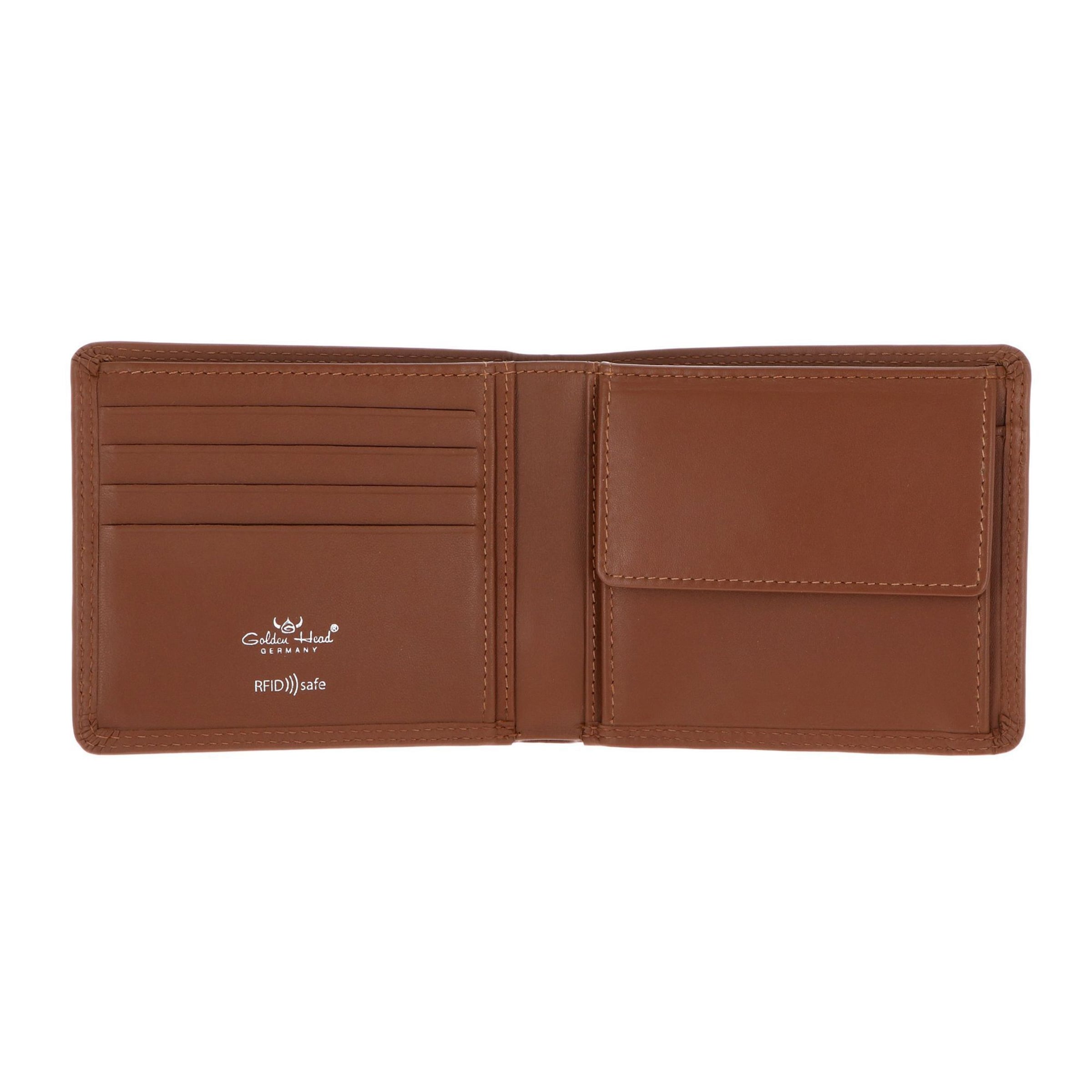 Porte-monnaies 'Polo ' GOLDEN HEAD en marron