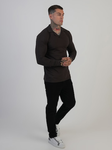 T-Shirt SikSilk en marron