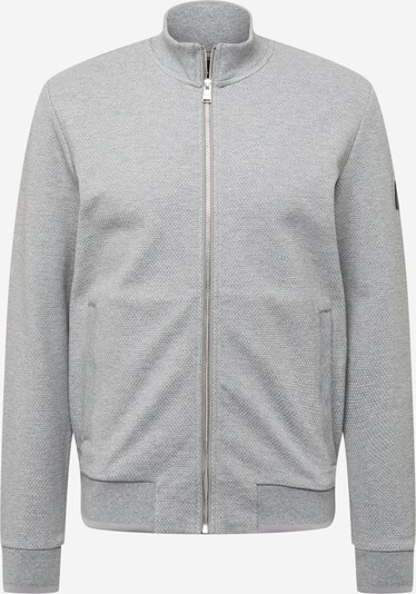 BOSS Sweatvest 'Sommers 45' in de kleur Lichtgrijs, Productweergave