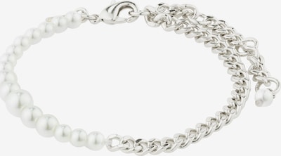 Pilgrim Bracelet 'Relando' en argent / blanc perle, Vue avec produit