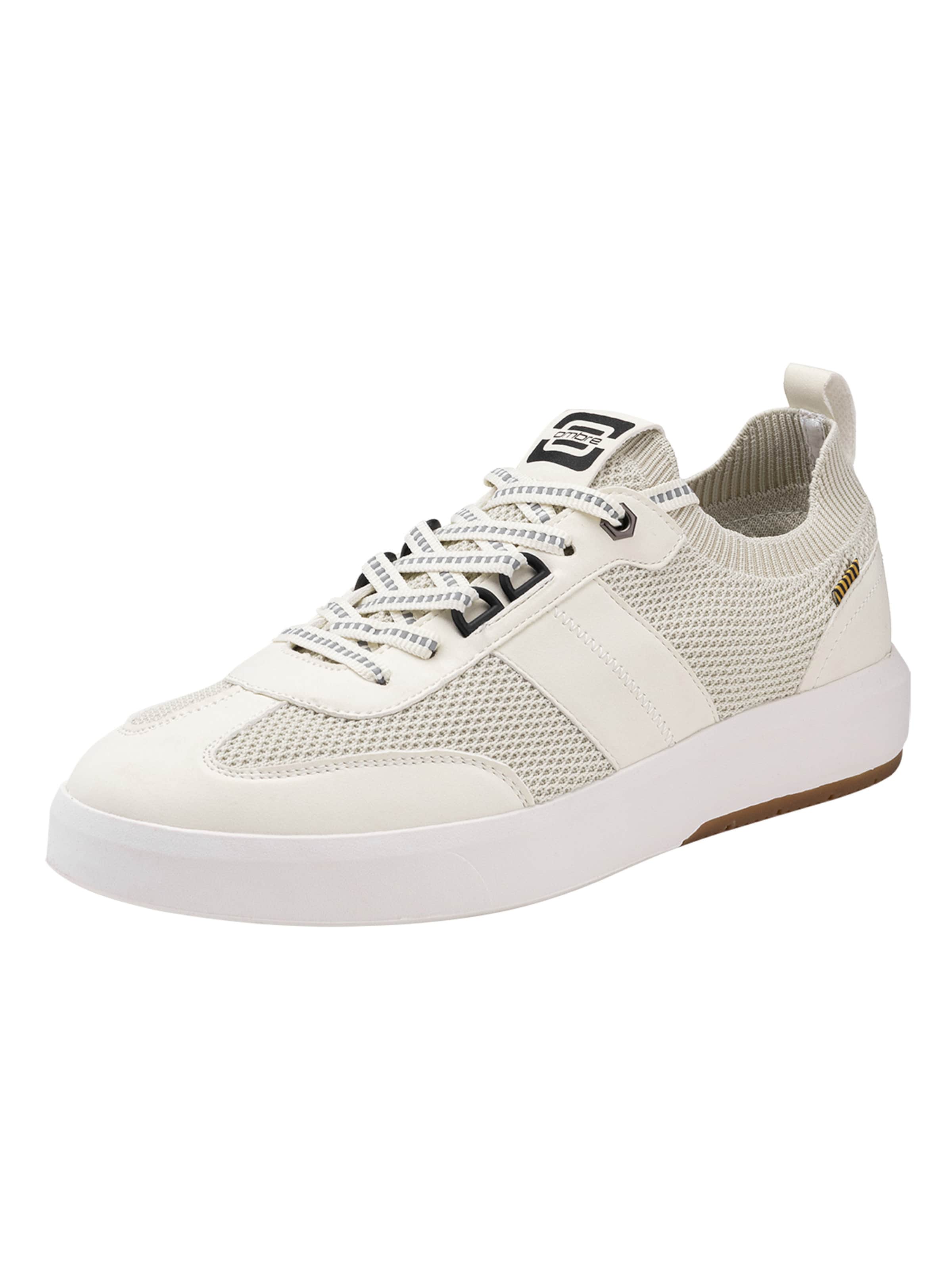 Ombre Platform trainers in White: front