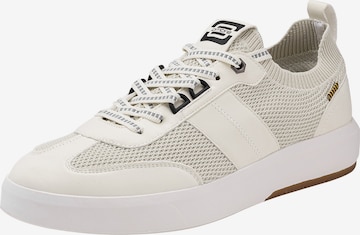 Ombre Platform trainers in White: front