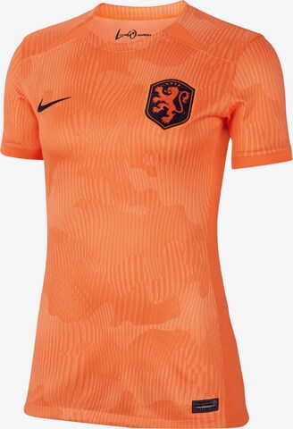 NIKE Tricot 'Niederlande Stadium Home' in Oranje: voorkant
