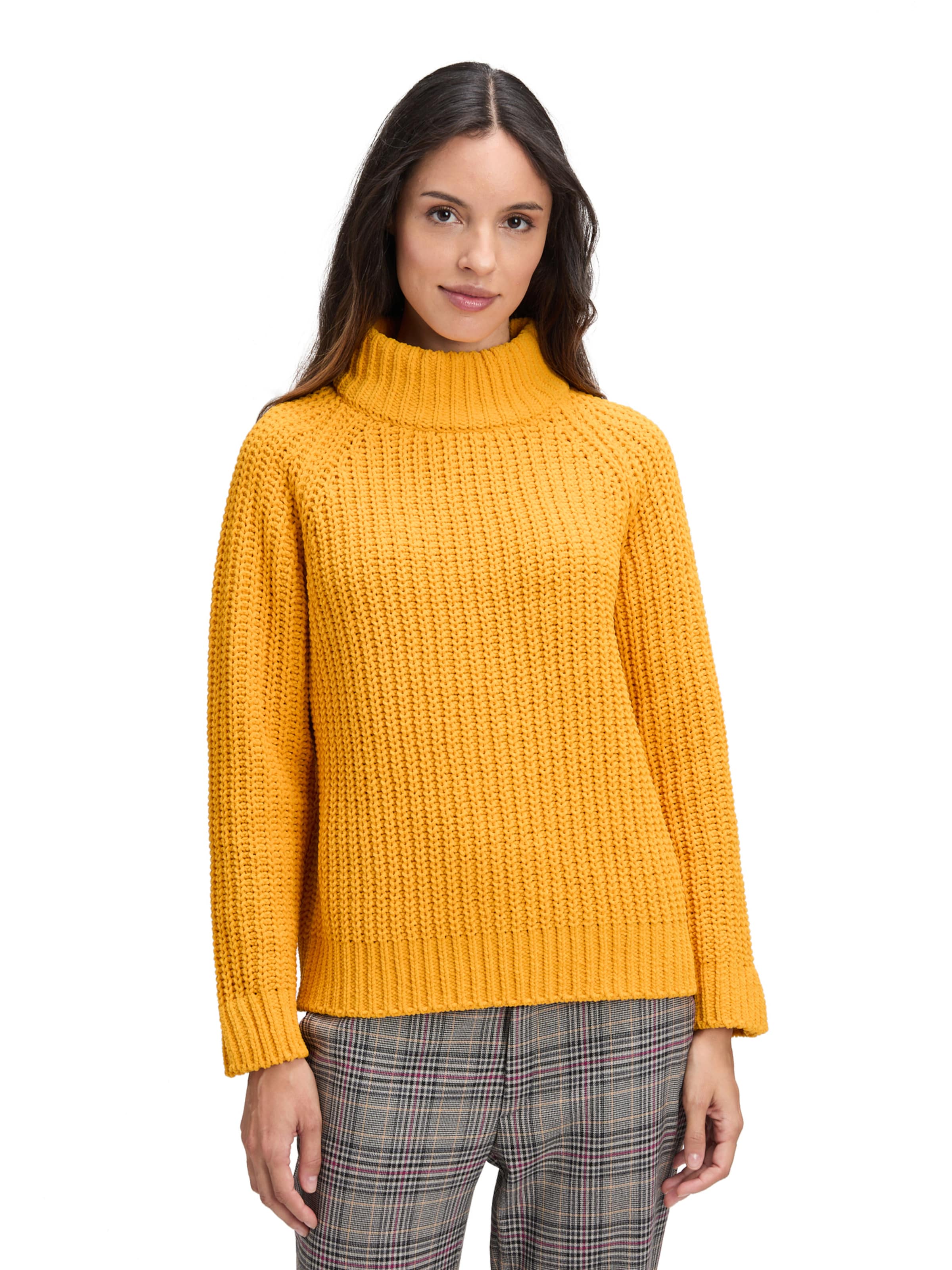 Cartoon Pullover in Orange: Vorderseite