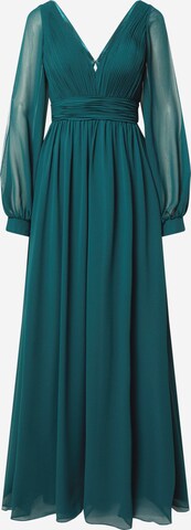 mascara Evening Dress in Green: front